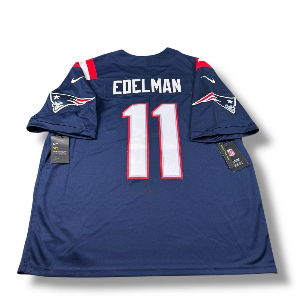 NWT Nike NFL New England Patriots Julian Edelman Vapor Limited Stitched Jersey